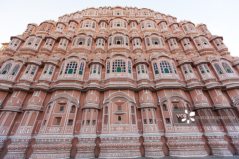 印度斋浦尔的哈瓦·玛哈宫殿图片素材