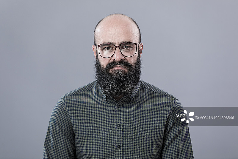 胡须男图片素材