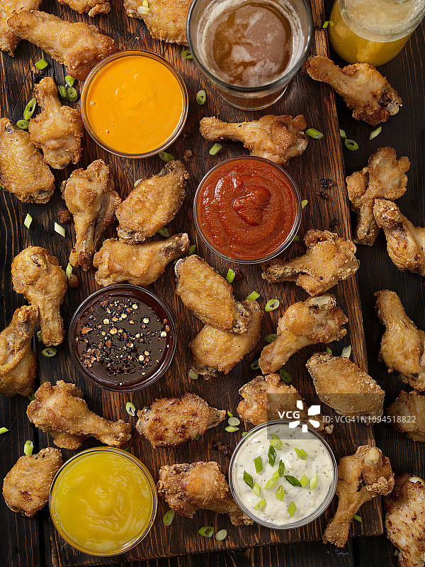 您最喜欢的鸡翅蘸酱是什么？图片素材