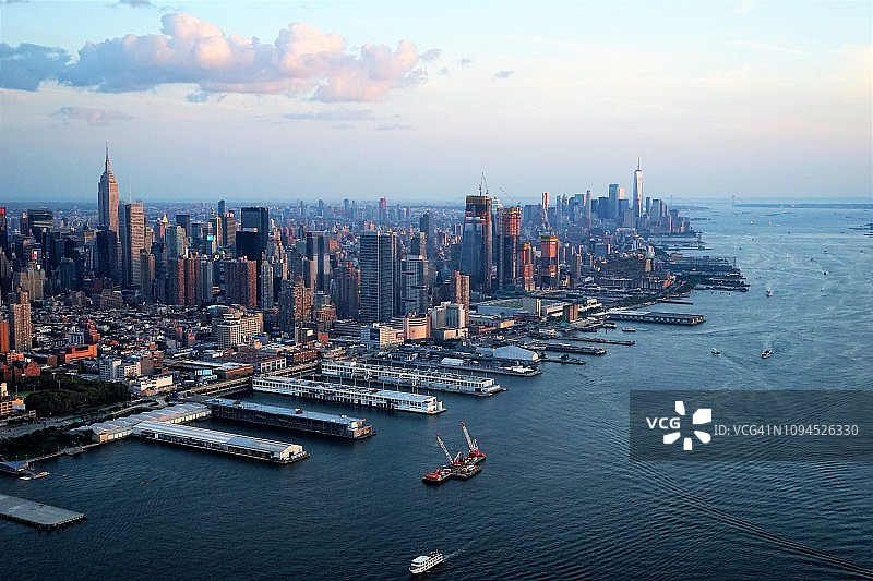 纽约曼哈顿城市风光图片素材