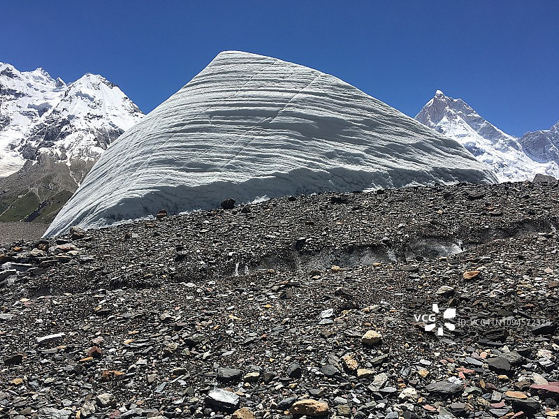 雪山和冰川图片素材