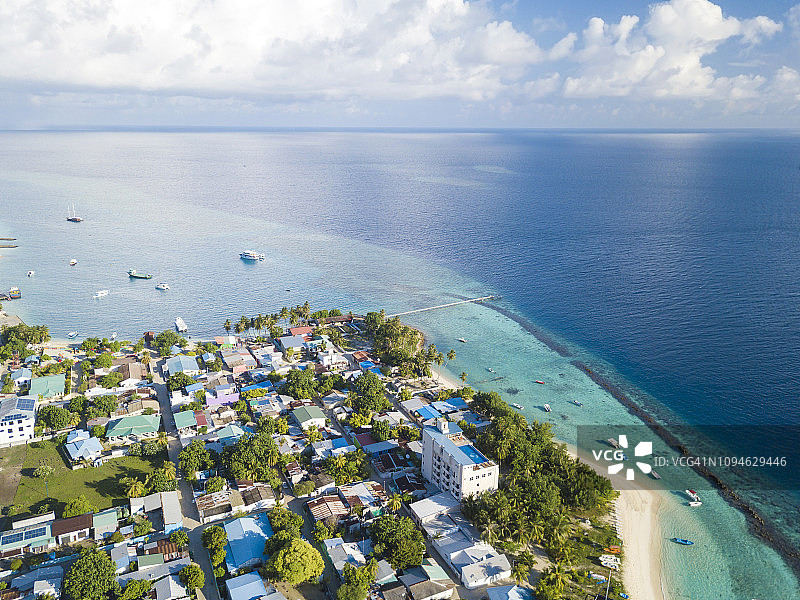 马尔代夫图卢斯杜岛图片素材