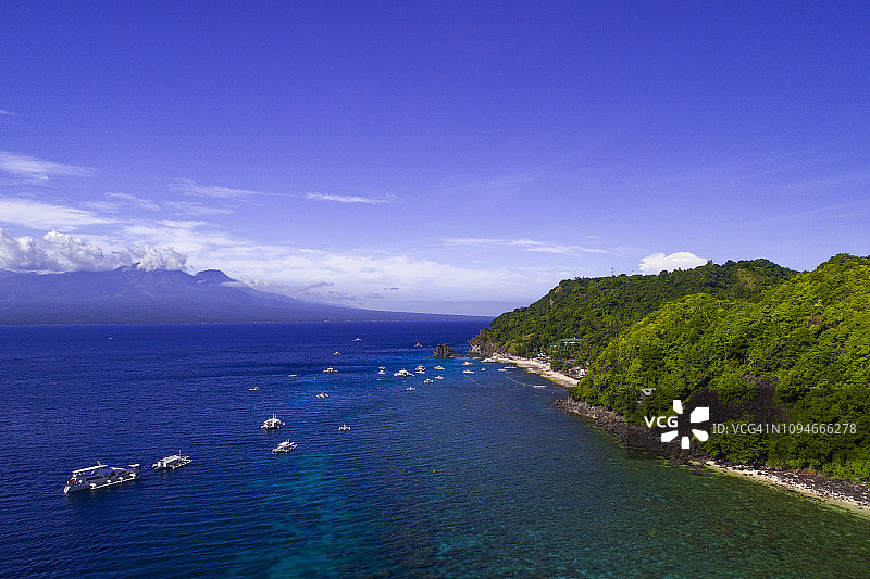 菲律宾阿波岛鸟瞰图片素材
