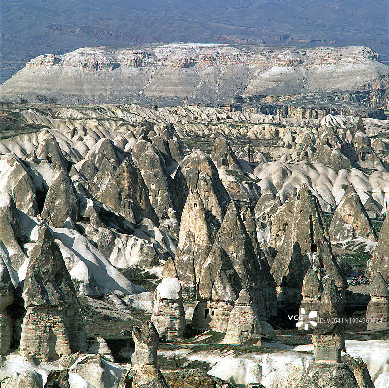 卡帕多奇亚的尖峰石阵图片素材