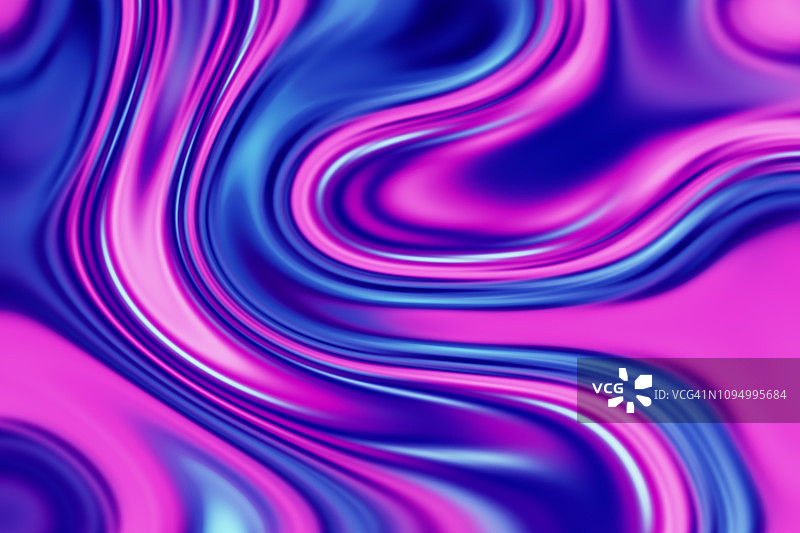 流体抽象全息紫外霓虹背景图片素材
