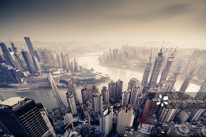 重庆天际线图片素材