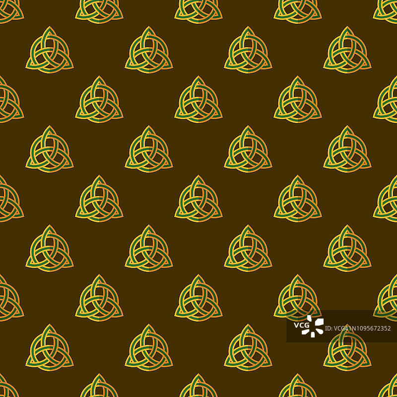 爱尔兰无缝图案图片素材