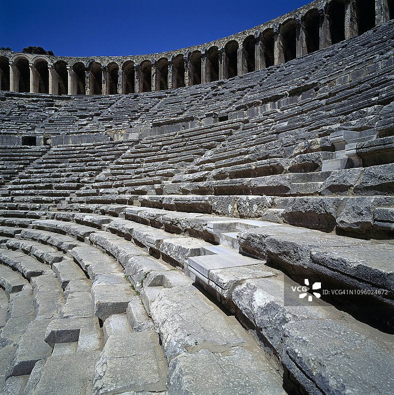 阿斯潘多斯圆形剧场图片素材