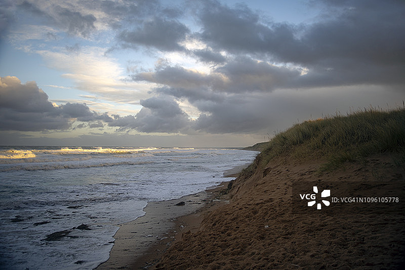 阿伯丁郡斯科茨敦海滩图片素材