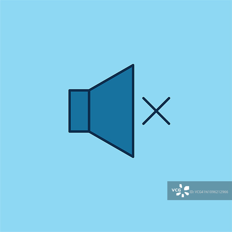 细线风格的音量网页用户界面图标图片素材