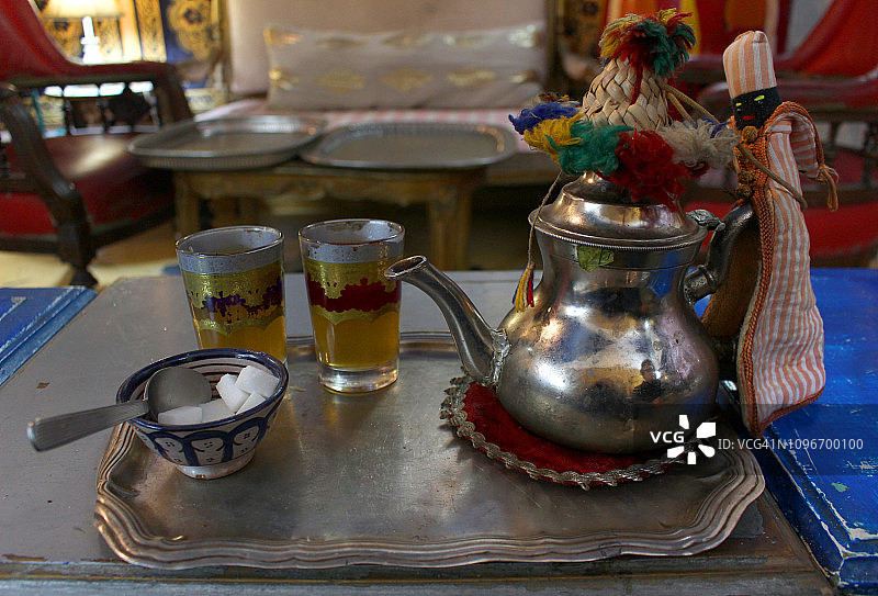 摩洛哥薄荷茶图片素材