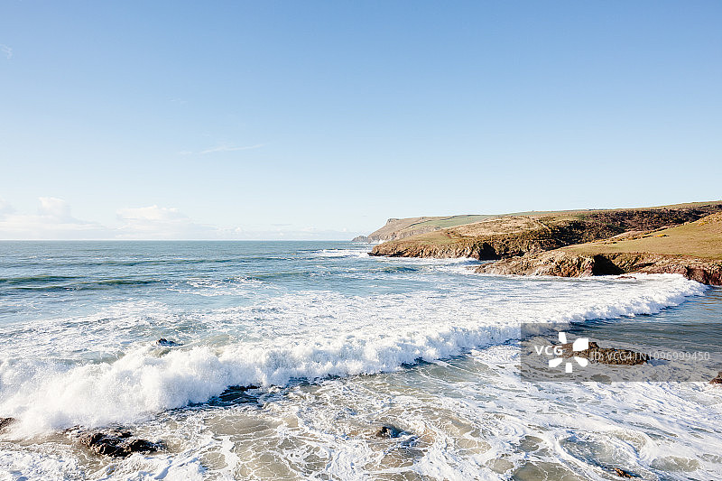 一月波尔兹海岸线图片素材