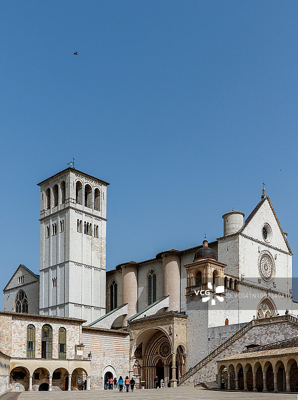 意大利阿西西圣方济各大教堂图片素材