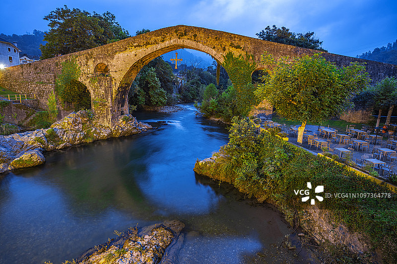 康加斯德奥尼斯，塞拉河上的桥梁图片素材