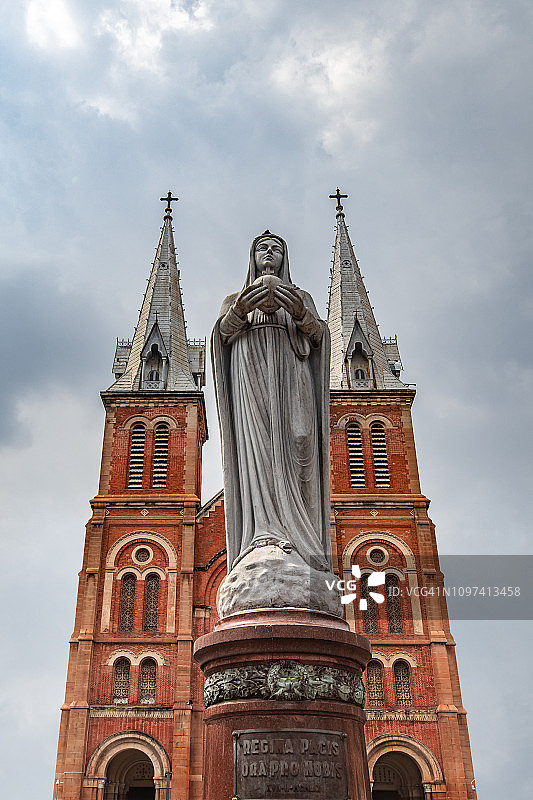 西贡圣母大教堂图片素材