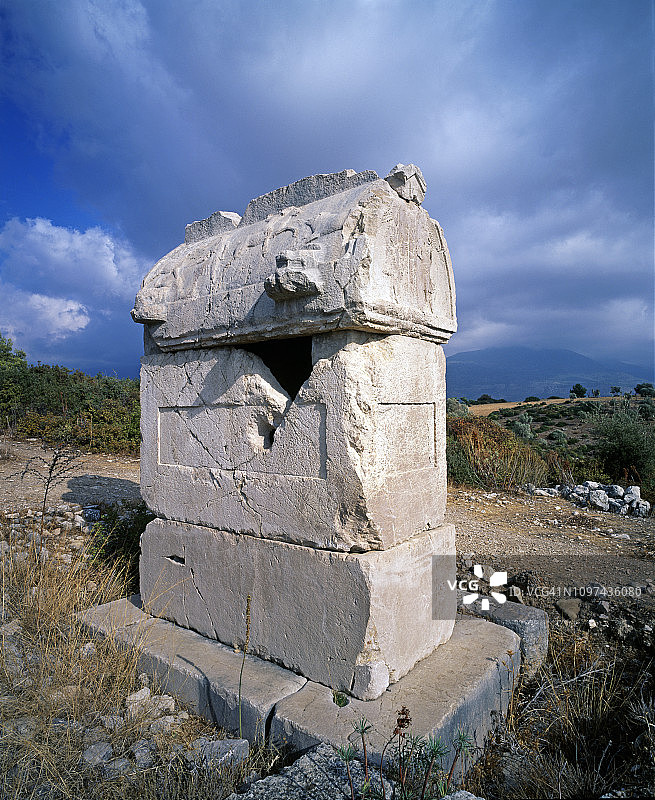 土耳其的古城桑托斯图片素材