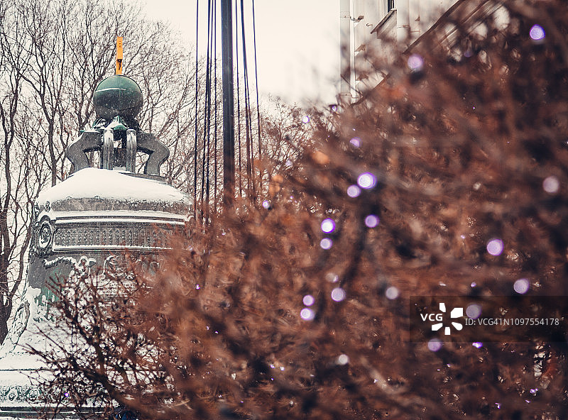 莫斯科克里姆林宫的沙皇钟图片素材