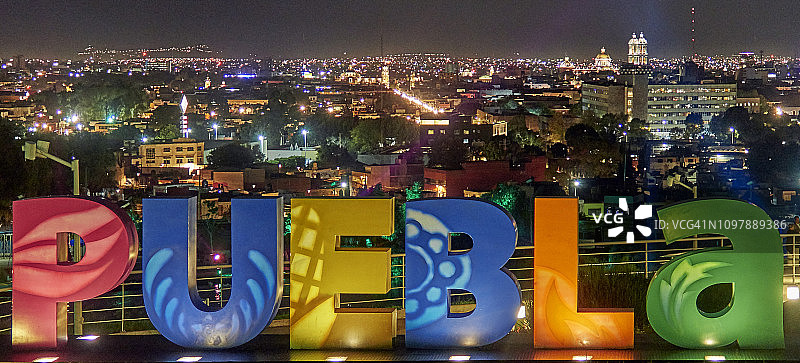 墨西哥城市夜景图片素材