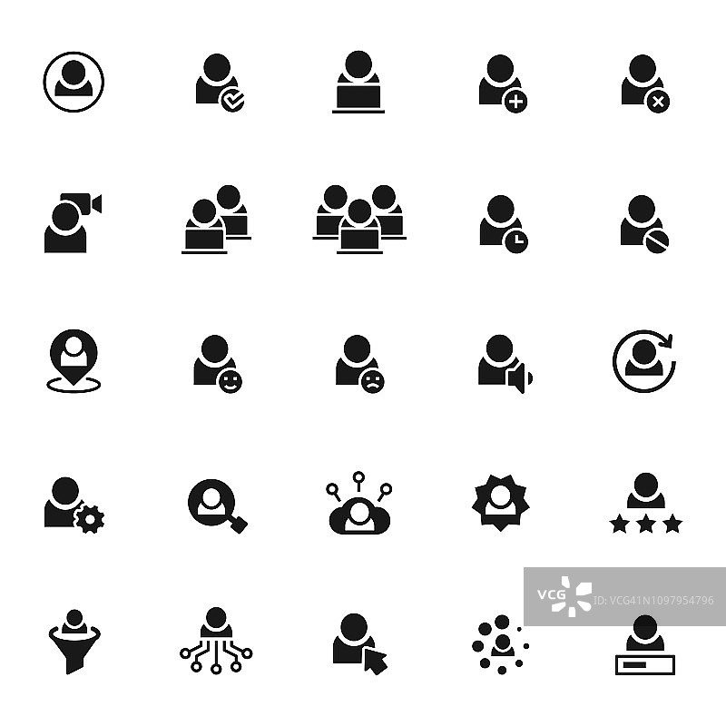 用户图标集图片素材