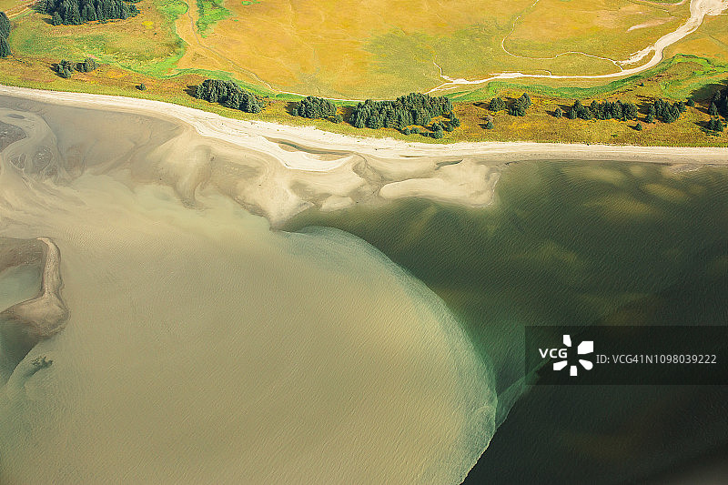 阿拉斯加上空图片素材