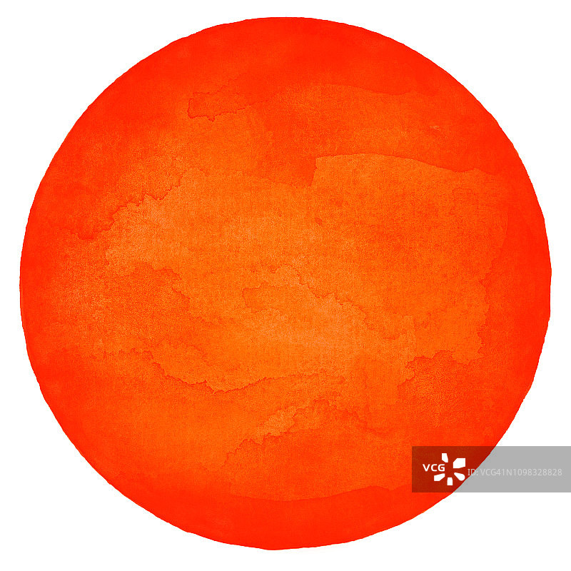 红色水彩圆形与油漆纹理图片素材