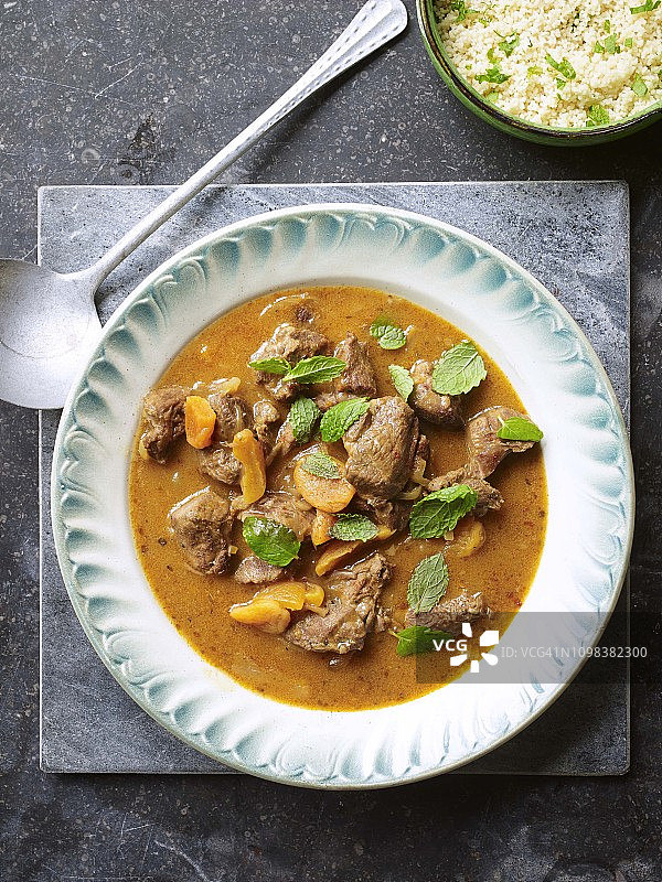 香辣羊肉和酸辣酱图片素材