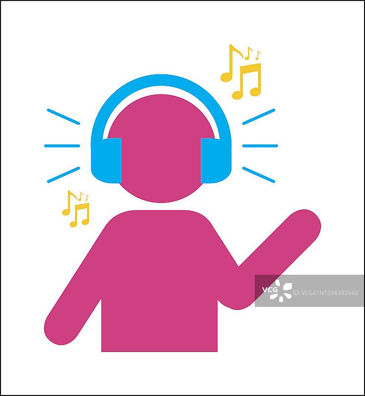 听音乐的人图片素材