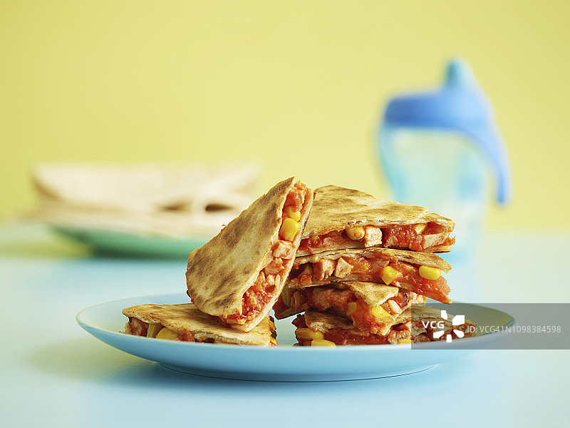 鸡肉墨西哥薄饼图片素材