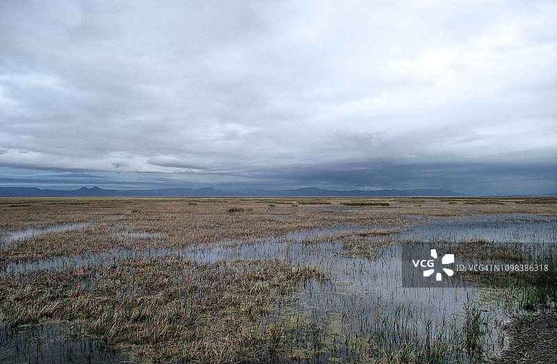 土耳其安纳托利亚中部的沼泽地图片素材