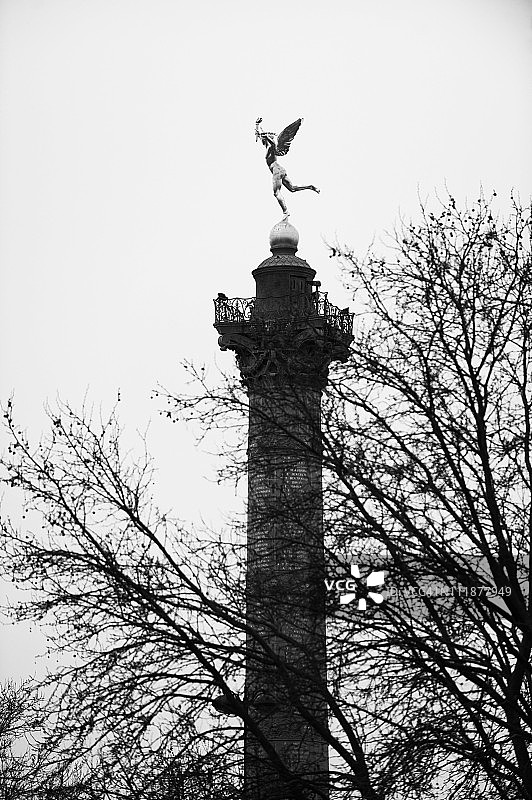 巴黎巴士底狱地标图片素材