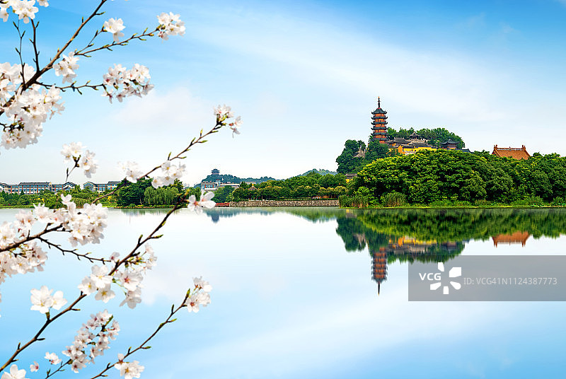 镇江金山公园图片素材