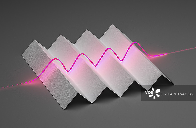 红色光束图片素材