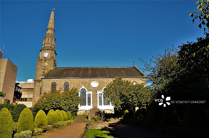 苏格兰地标：邓迪教堂图片素材