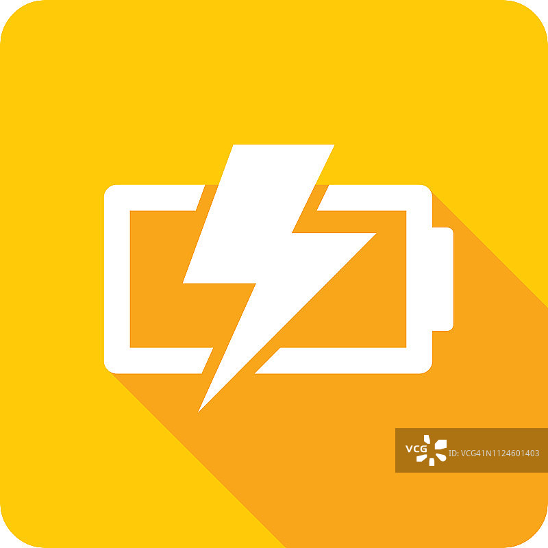 电池充电图标剪影2图片素材