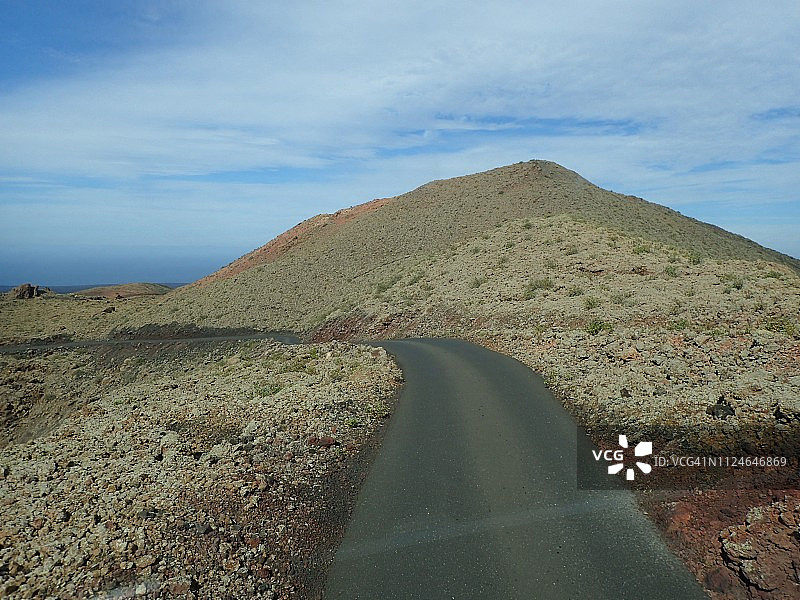 蒂曼法亚火山路线图片素材