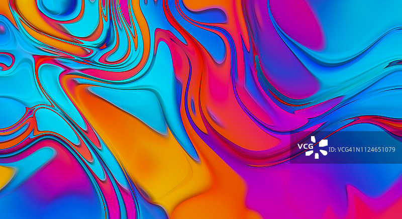 流体颜色形状。抽象彩色背景图片素材