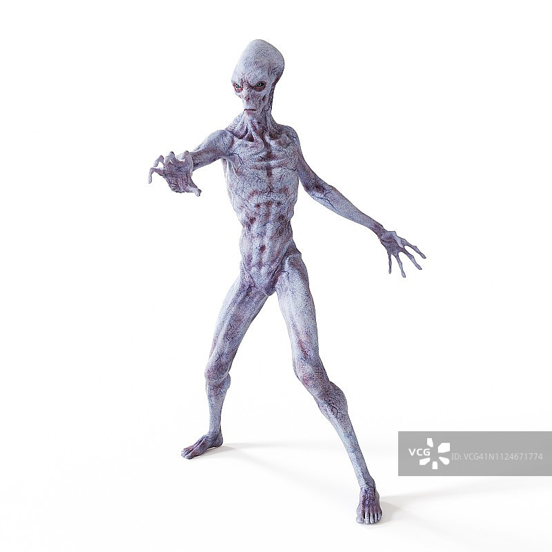 外星人插画图片素材