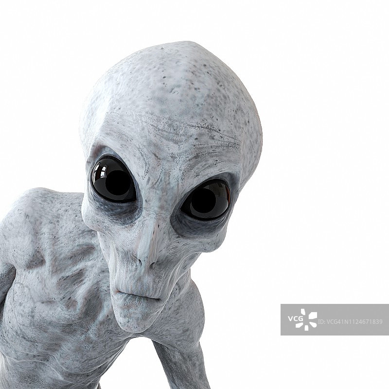 类人外星人插画图片素材