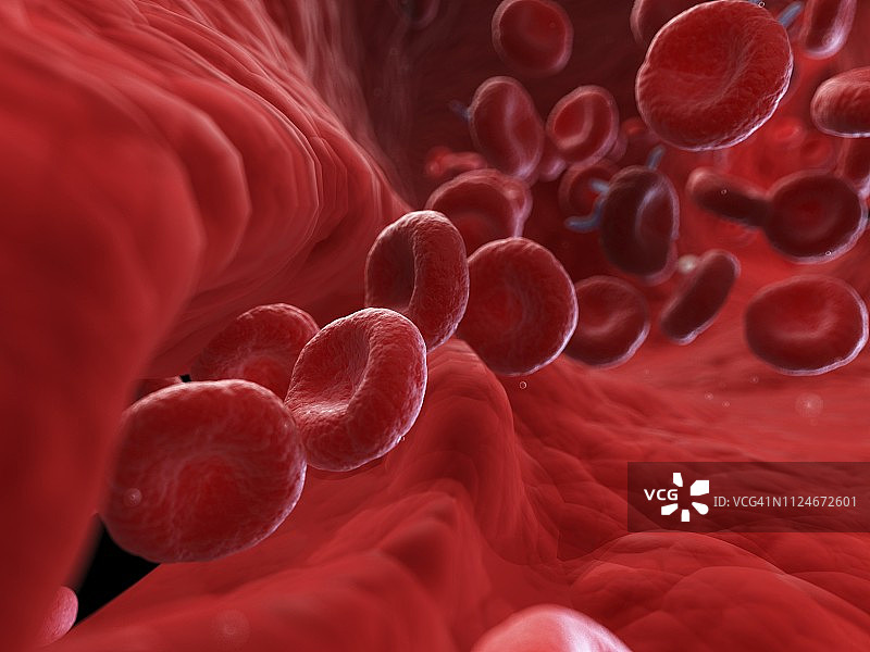 受伤的动脉插画图片素材