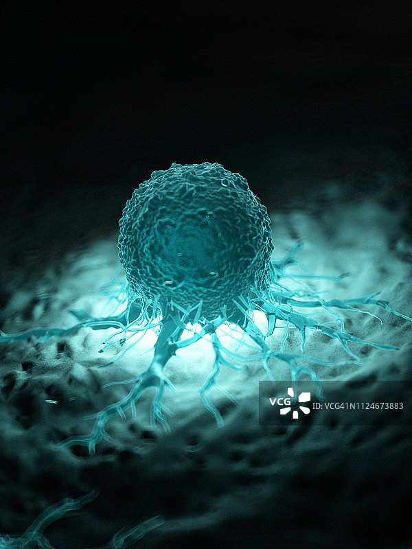 癌细胞插画图片素材
