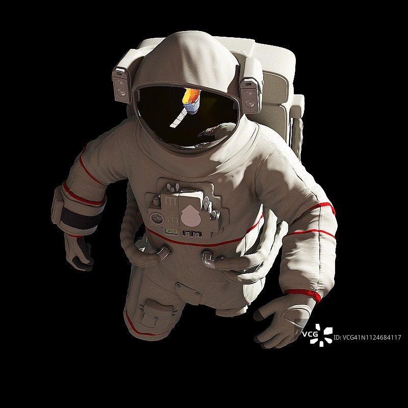 太空宇航员插画图片素材
