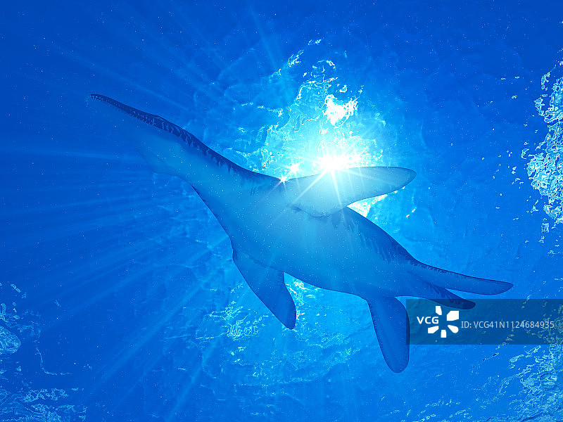 滑齿龙插画图片素材