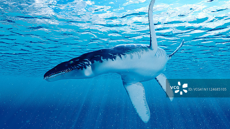 滑齿龙插画图片素材