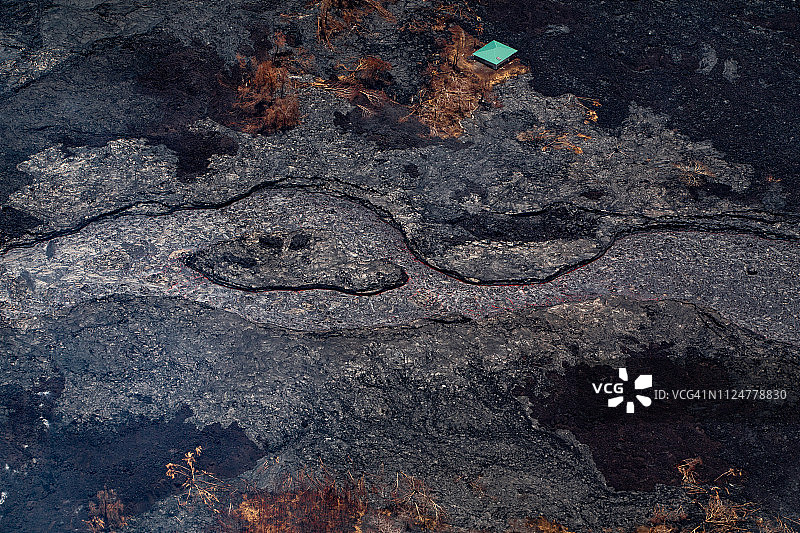 基拉韦厄火山喷发图片素材