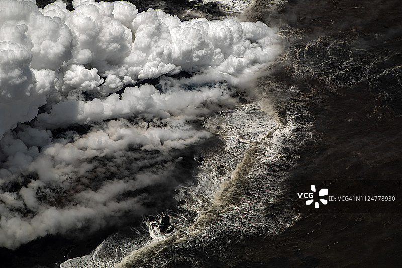 基拉韦厄火山喷发图片素材