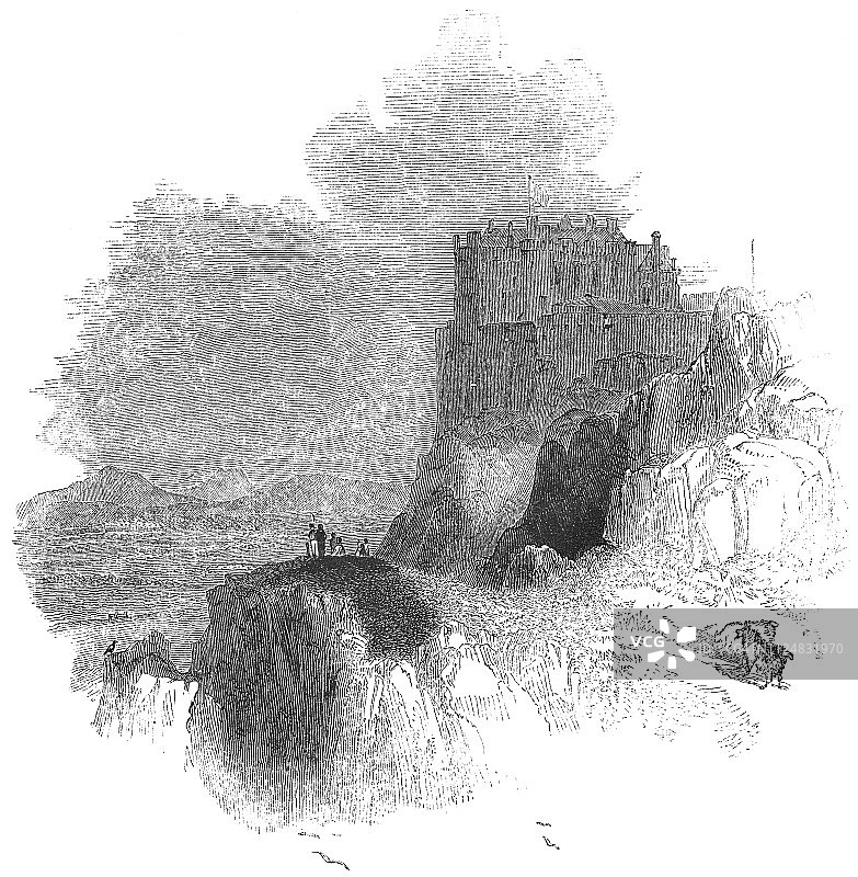 苏格兰斯特灵城堡（17世纪）图片素材