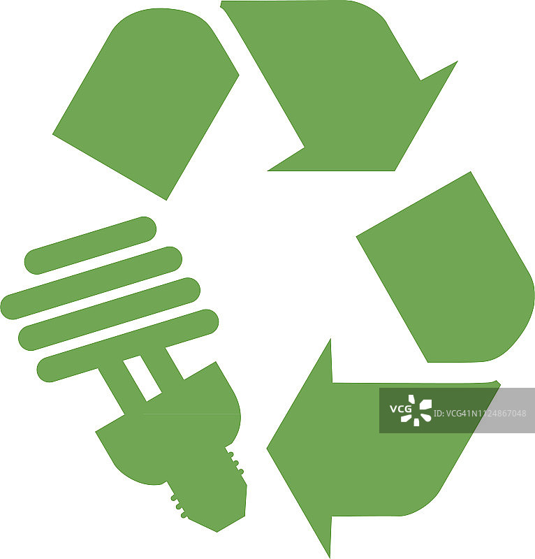 回收灯泡图标图片素材