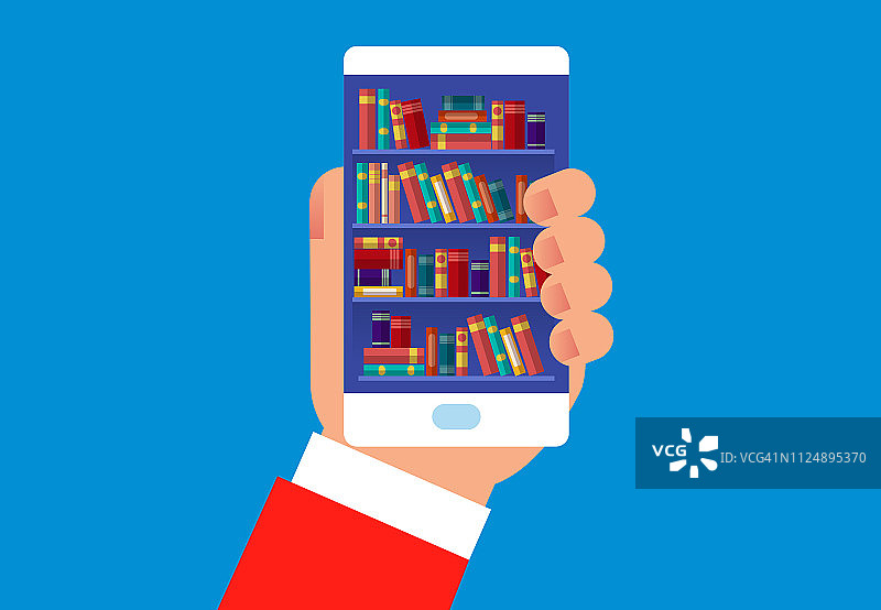 网络电子书架图片素材