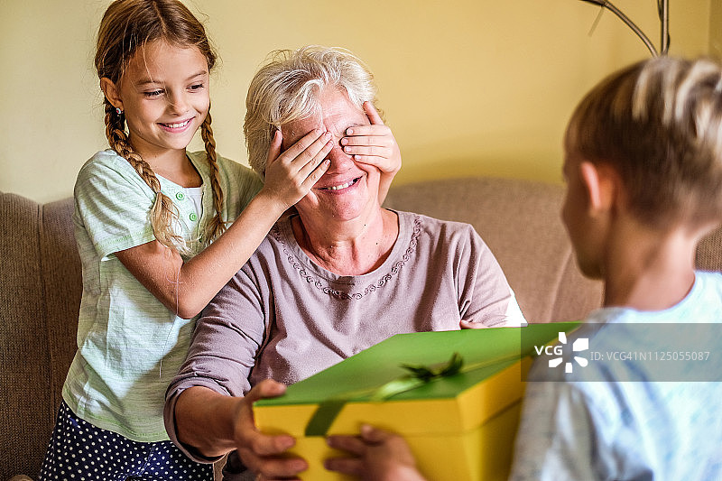 给奶奶的生日惊喜图片素材