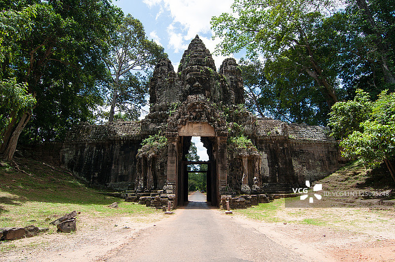 吴哥通王城门图片素材